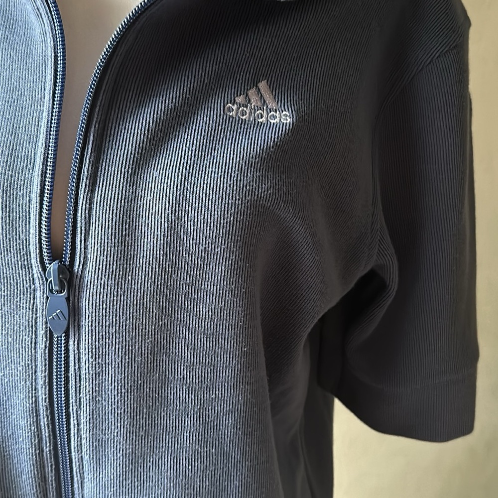 Rare vintage Adidas short-sleeve hoodie